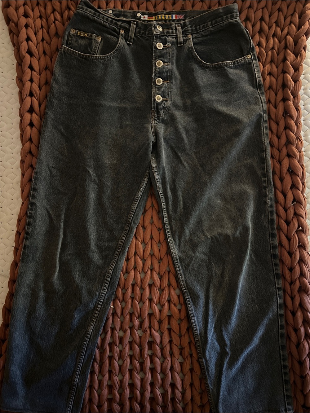 Vintage 90s Ikeda high waisted jeans